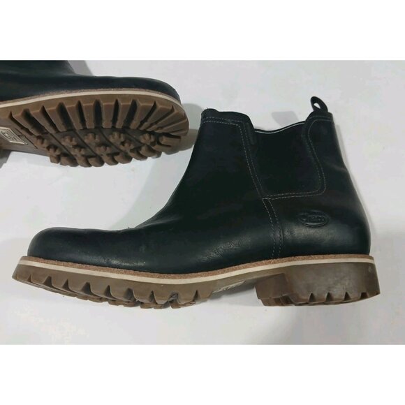 Chaco Fields Chelsea Waterproof Boots Size 10 Black Pull On Ankle - Picture 3 of 13
